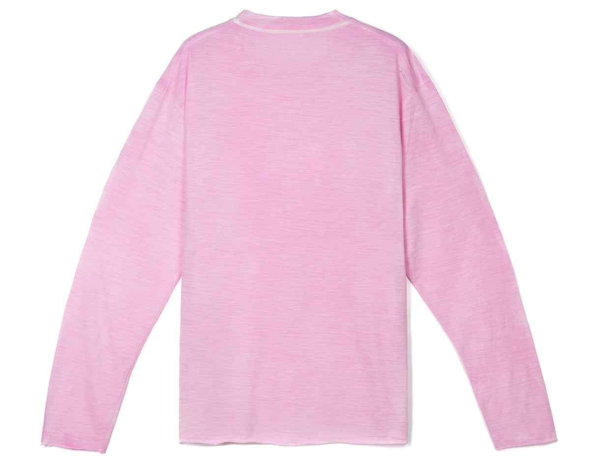 Cloudmerino™ Long Tee | Thermo Pink
