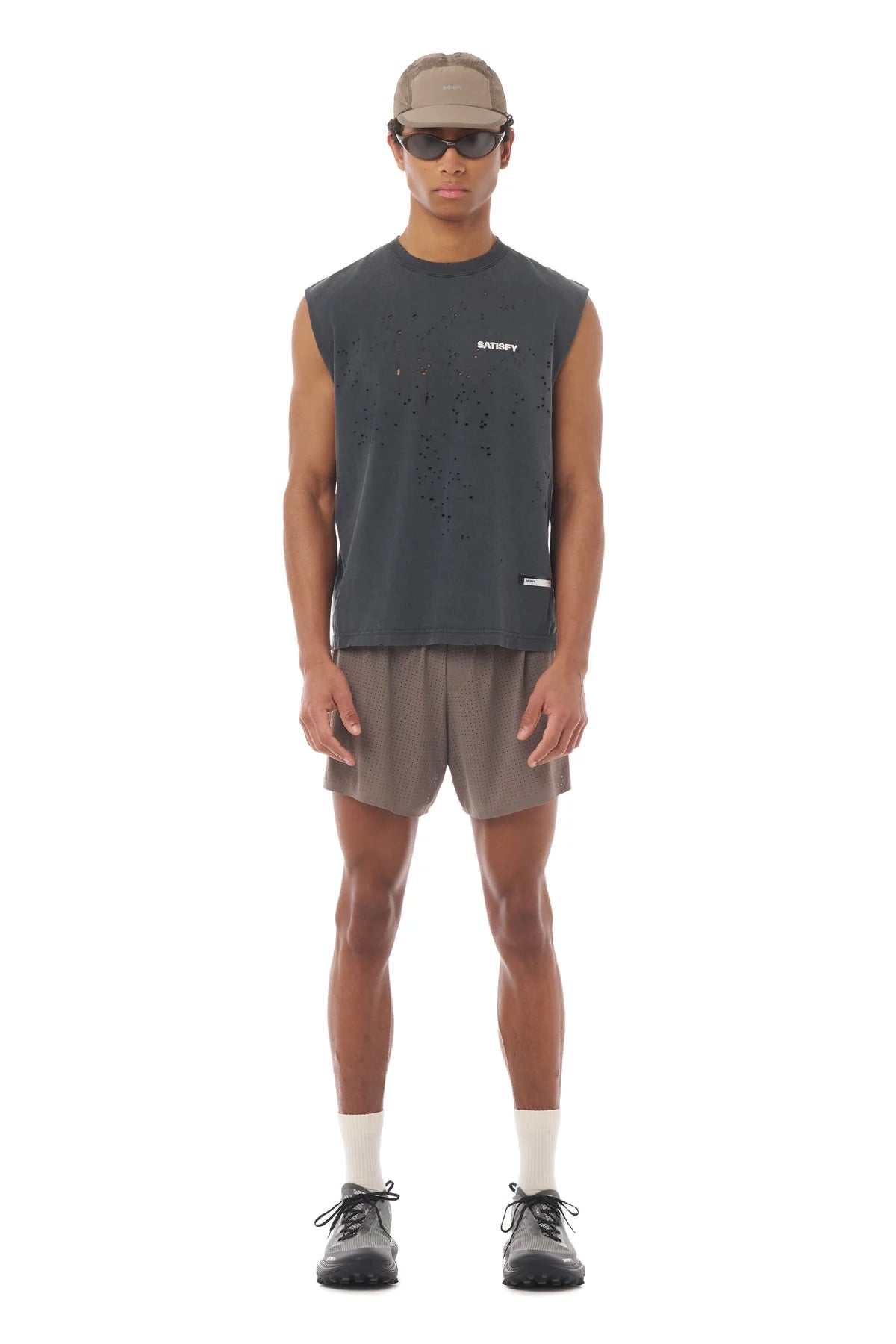 M MothTech Muscle Tee | Aged Black