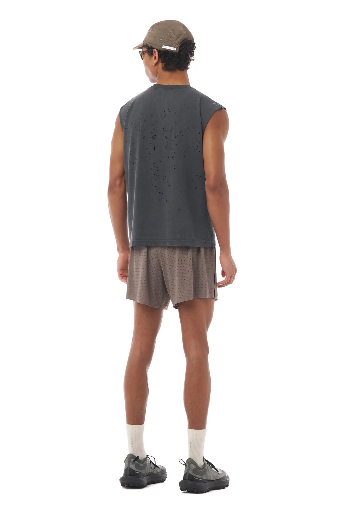 M MothTech Muscle Tee | Aged Black