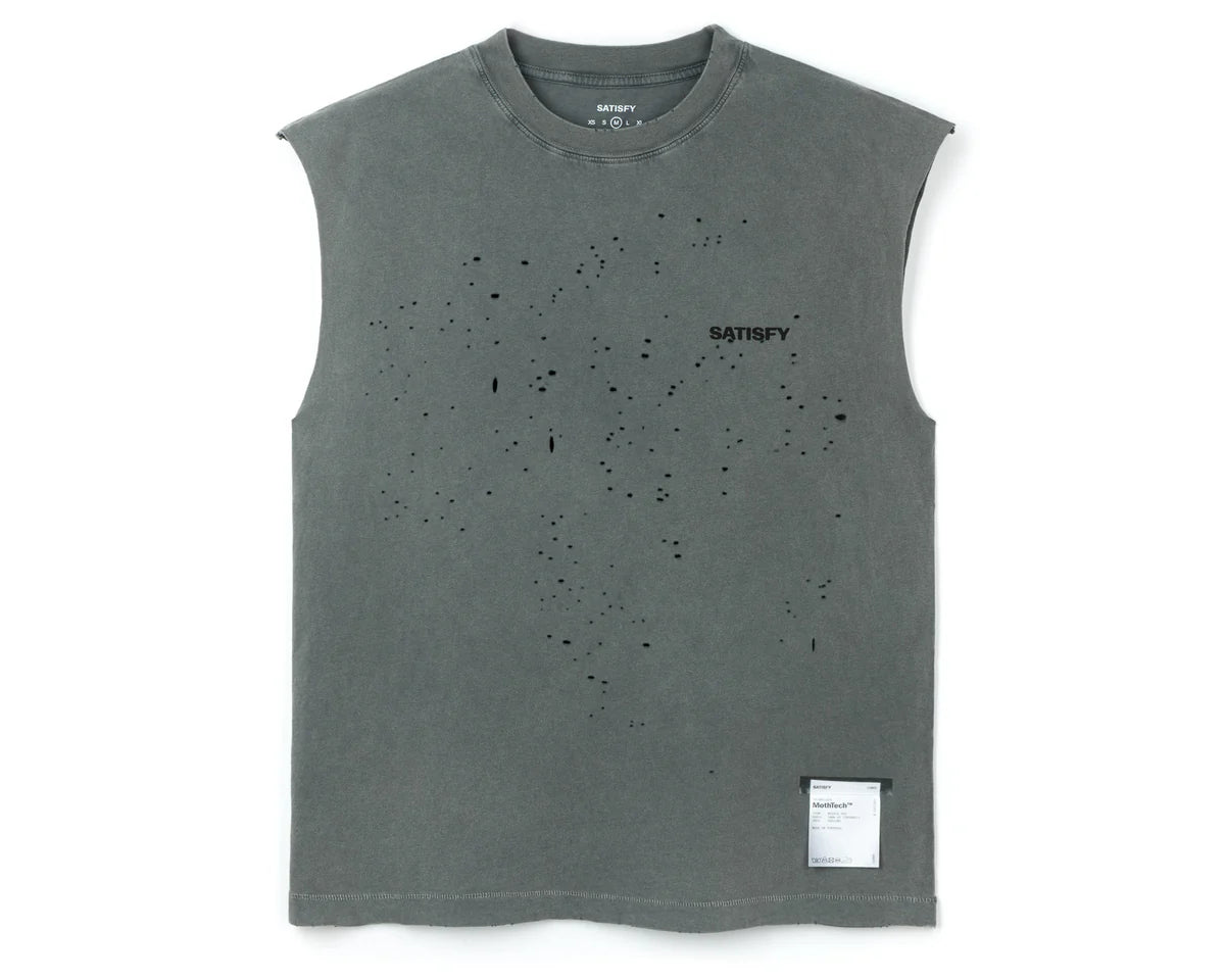 M MothTech Muscle Tee | Faded Black