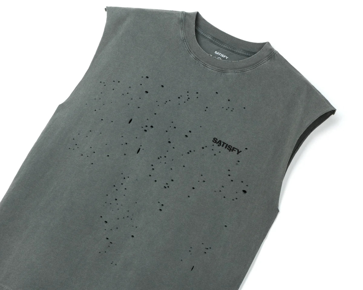 M MothTech Muscle Tee | Faded Black