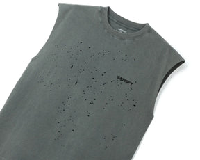 M MothTech Muscle Tee | Faded Black