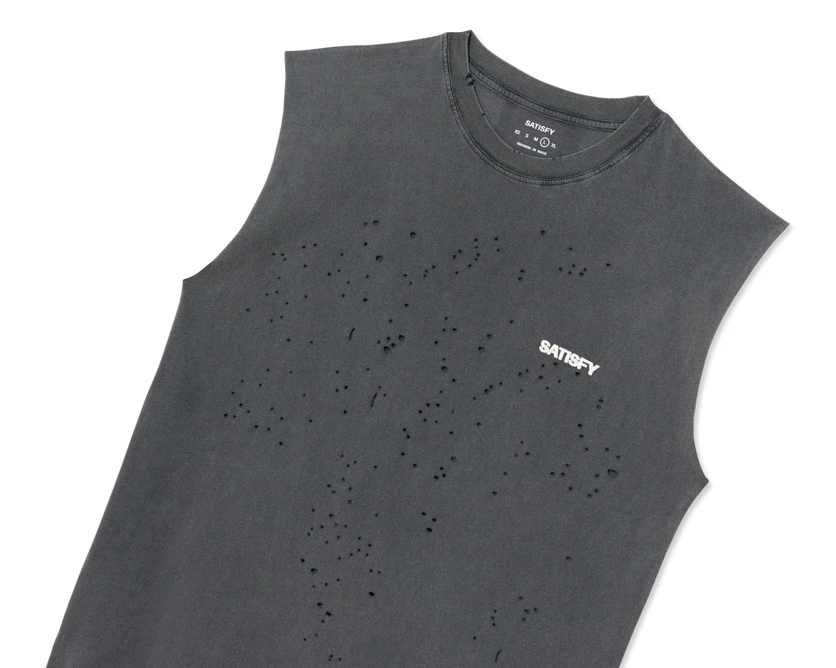 M MothTech Muscle Tee | Aged Black