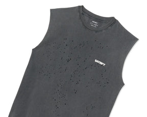 M MothTech Muscle Tee | Aged Black
