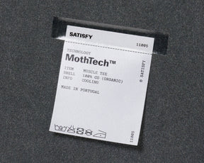M MothTech Muscle Tee | Aged Black
