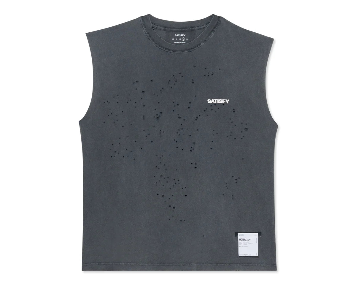 M MothTech Muscle Tee | Aged Black