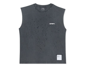 M MothTech Muscle Tee | Aged Black