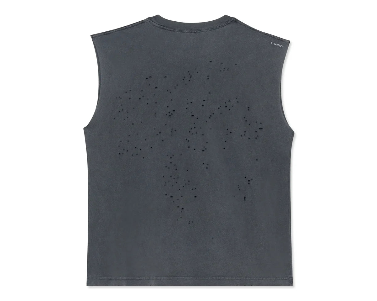 M MothTech Muscle Tee | Aged Black