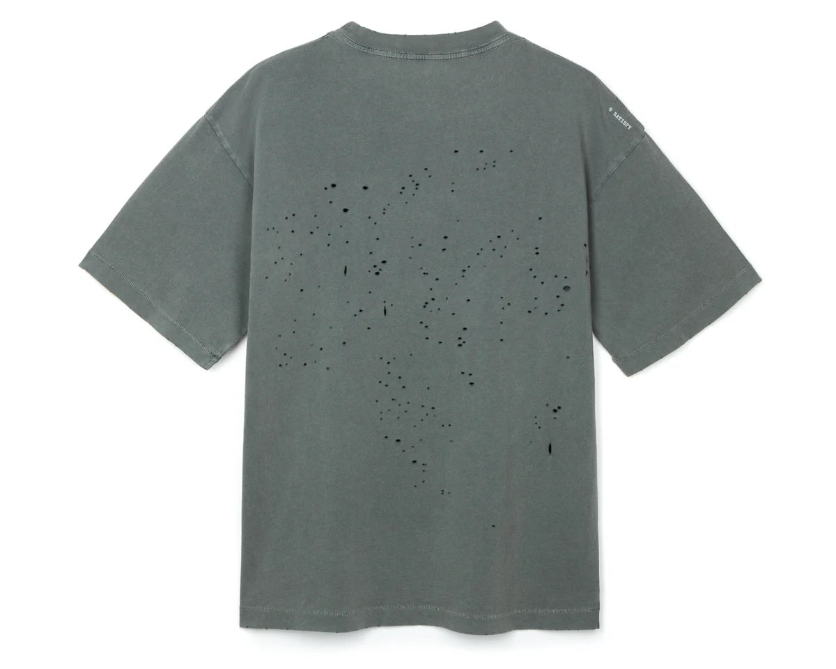 M MothTech T-Shirt | Faded Black 01A08