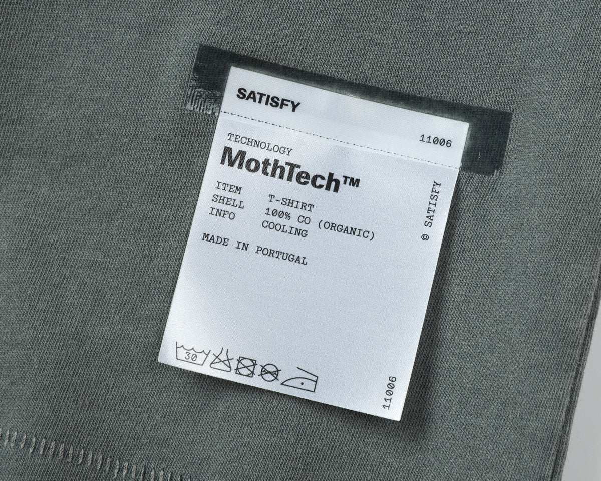 M MothTech T-Shirt | Faded Black 01A08