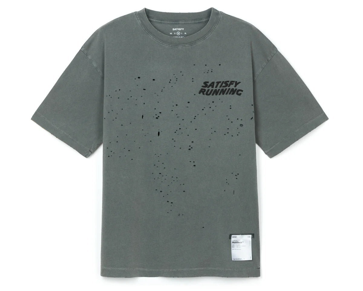 M MothTech T-Shirt | Faded Black 01A08