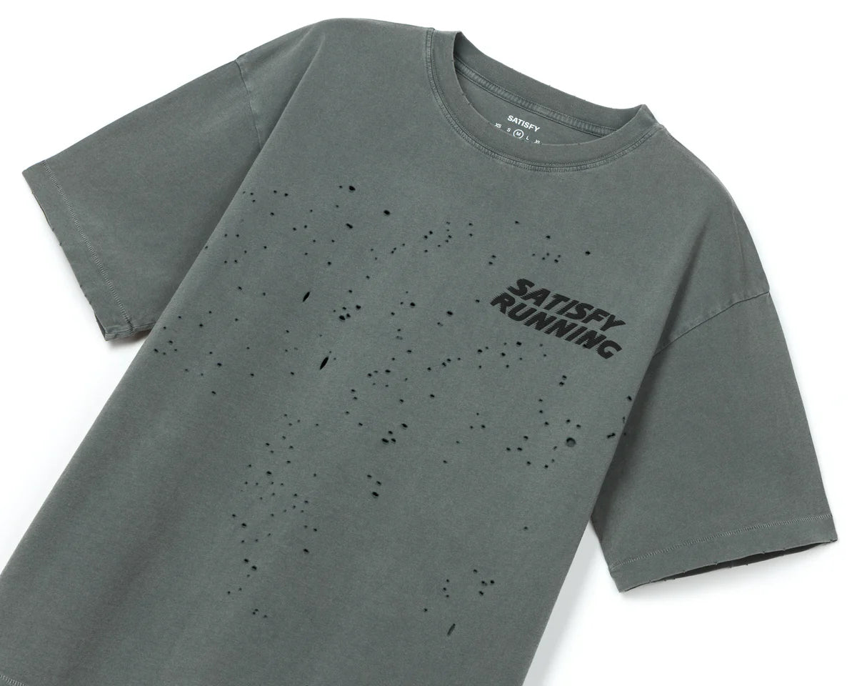 M MothTech T-Shirt | Faded Black 01A08