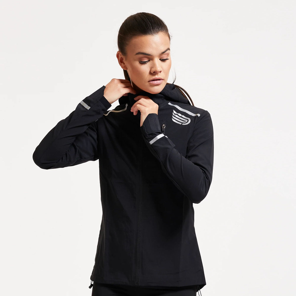 W Ecolite Run Jacket | Black