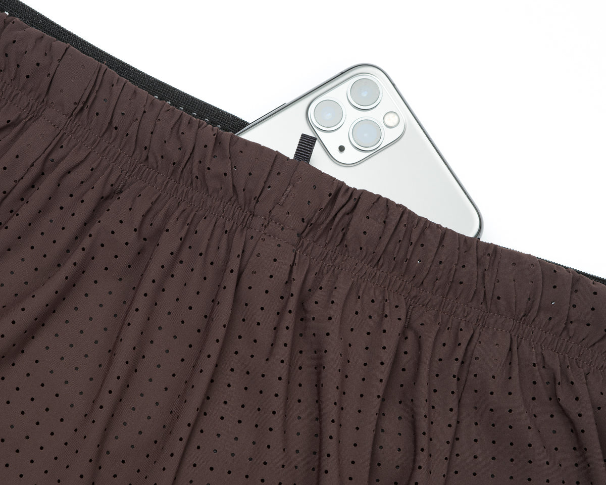 M Space-O 5" Shorts | Deep Mahogany
