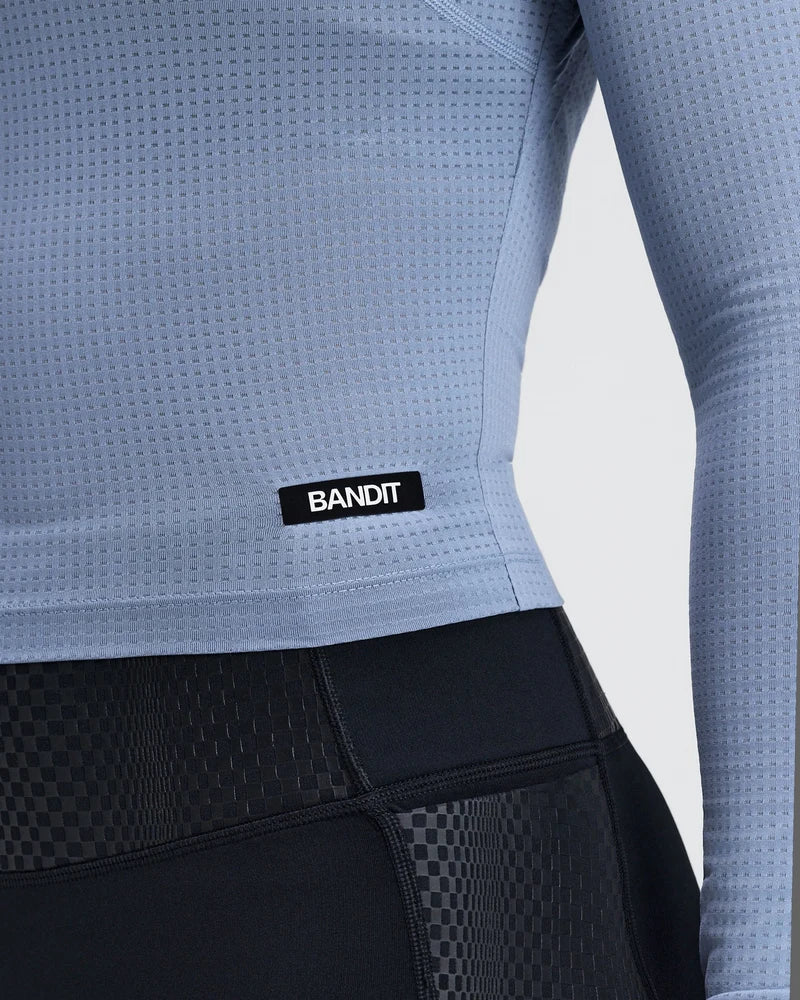 W GeoMesh Eclipse Long Sleeve | Steel Horizon