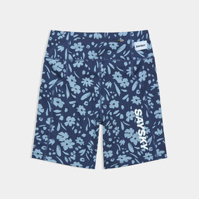 W Zig Zag Combat+ Short Tights 7" | Blue Flower