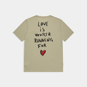 M Statement Motion T-Shirt | Beige