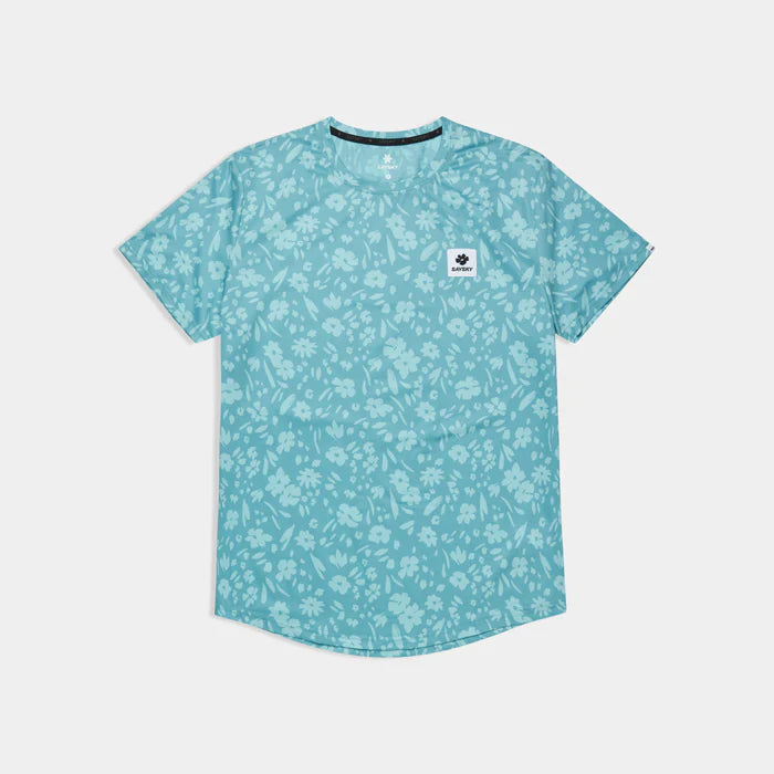 M Flower Combat T-Shirt | Light Blue Flower