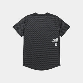 M Zig Zag Combat T-Shirt | Black