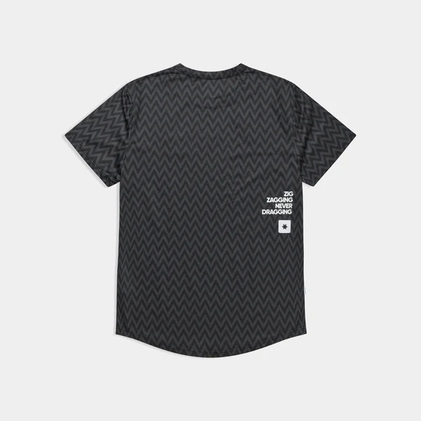 M Zig Zag Combat T-Shirt | Black