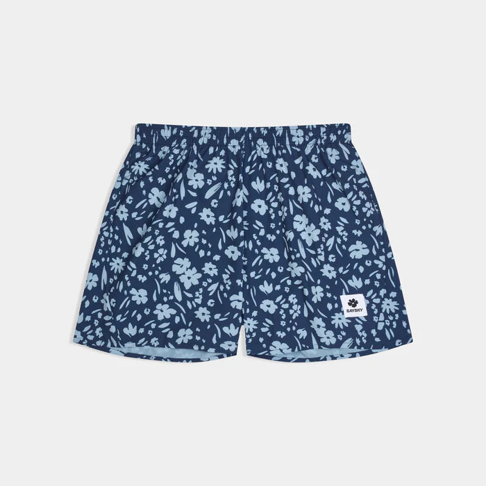 M Flower Pace Shorts 5'' | Blue Flower