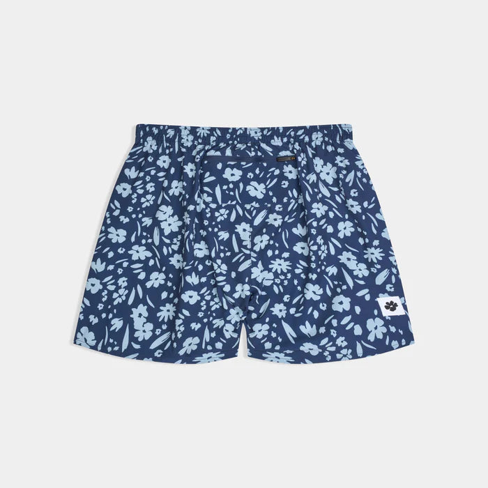 M Flower Pace Shorts 5'' | Blue Flower