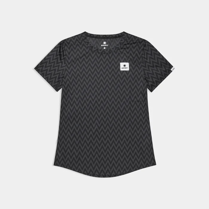 W Zig Zag Combat T-Shirt | Black
