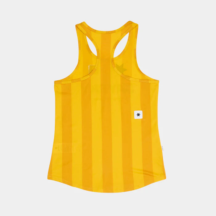 W Stripe Combat Singlet | Yellow