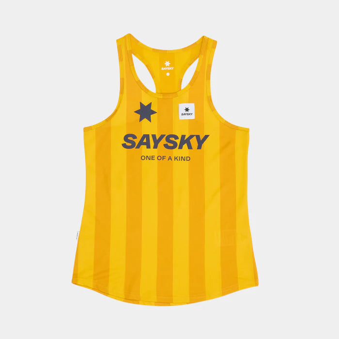 W Stripe Combat Singlet | Yellow