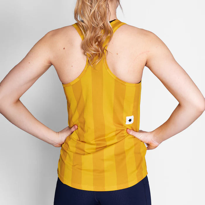 W Stripe Combat Singlet | Yellow
