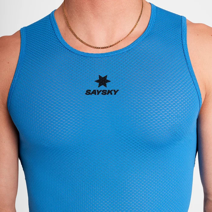 M Mesh Base Layer Singlet | Blue