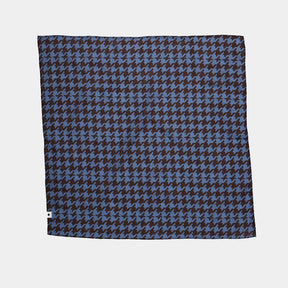 Houndstooth Scarf | Blue