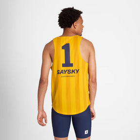 M Stripe Combat Singlet | Yellow