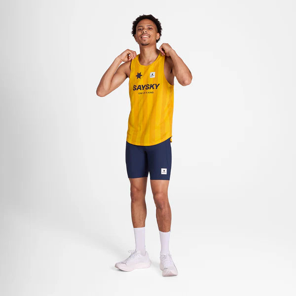 M Stripe Combat Singlet | Yellow