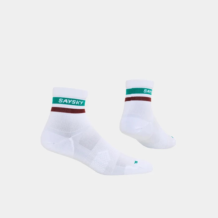 Combat Quarter Socks | White