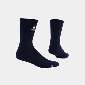 Logo Rib Combat Socks | Blue