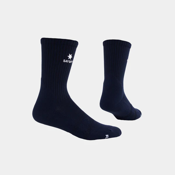 Logo Rib Combat Socks | Blue
