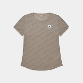 W Reactive Flow T-Shirt | Brown