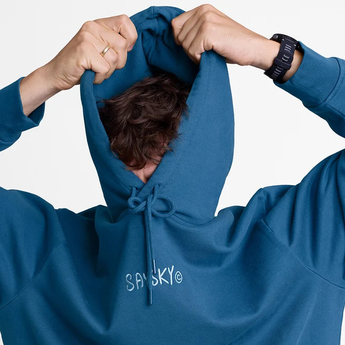 Statement Oversized Hoodie | Blue
