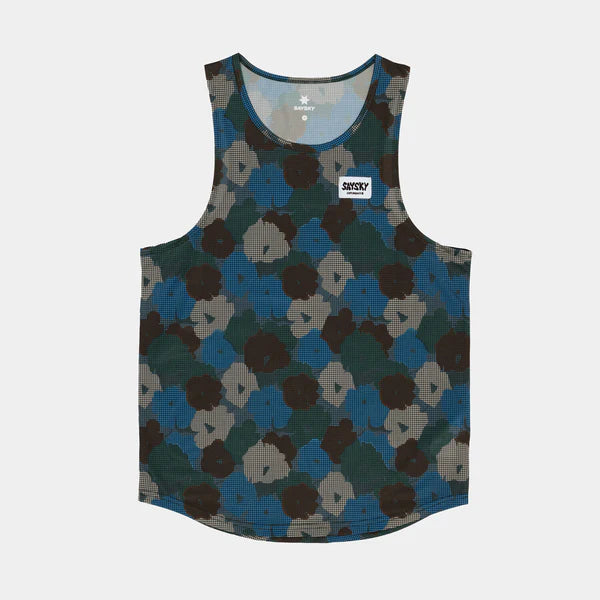 M Flower Combat Singlet | Blue