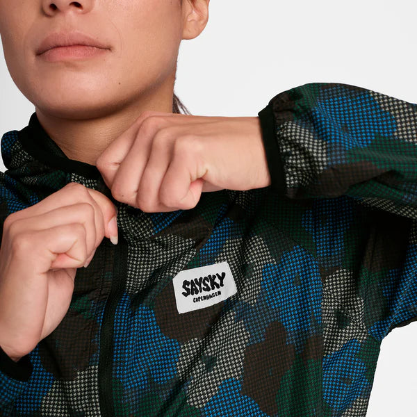 W Flower Pace Jacket | Blue