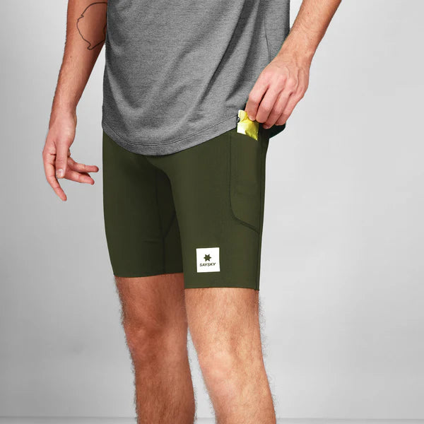 M Combat+ Short Tights 9" | Green