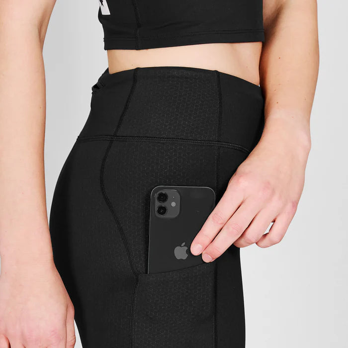W Combat+ Short Tights 7" | Black