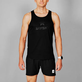 M Logo Flow Singlet | Black
