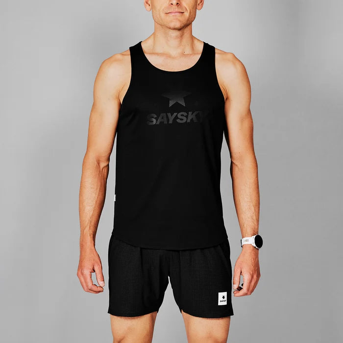 M Logo Flow Singlet | Black