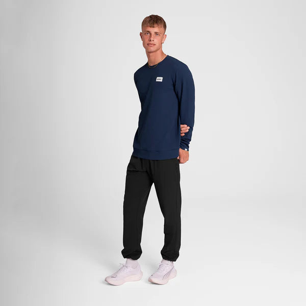 Motion Waffle Long Sleeve | Blue