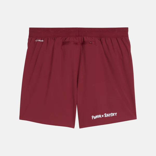 M PUMA X SAYSKY Run Short Team | Regal Red