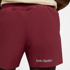 M PUMA X SAYSKY Run Short Team | Regal Red
