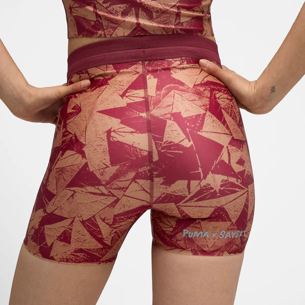 W PUMA X SAYSKY 4" Short Tight | Regal Red