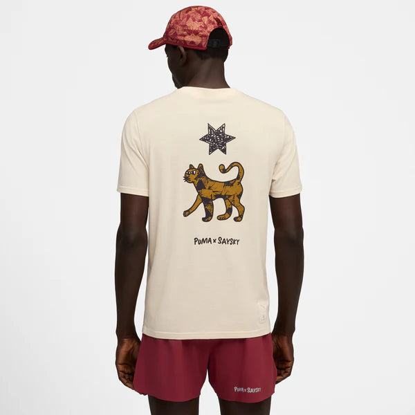 SS PUMA X SAYSKY Tee | Alpine Snow